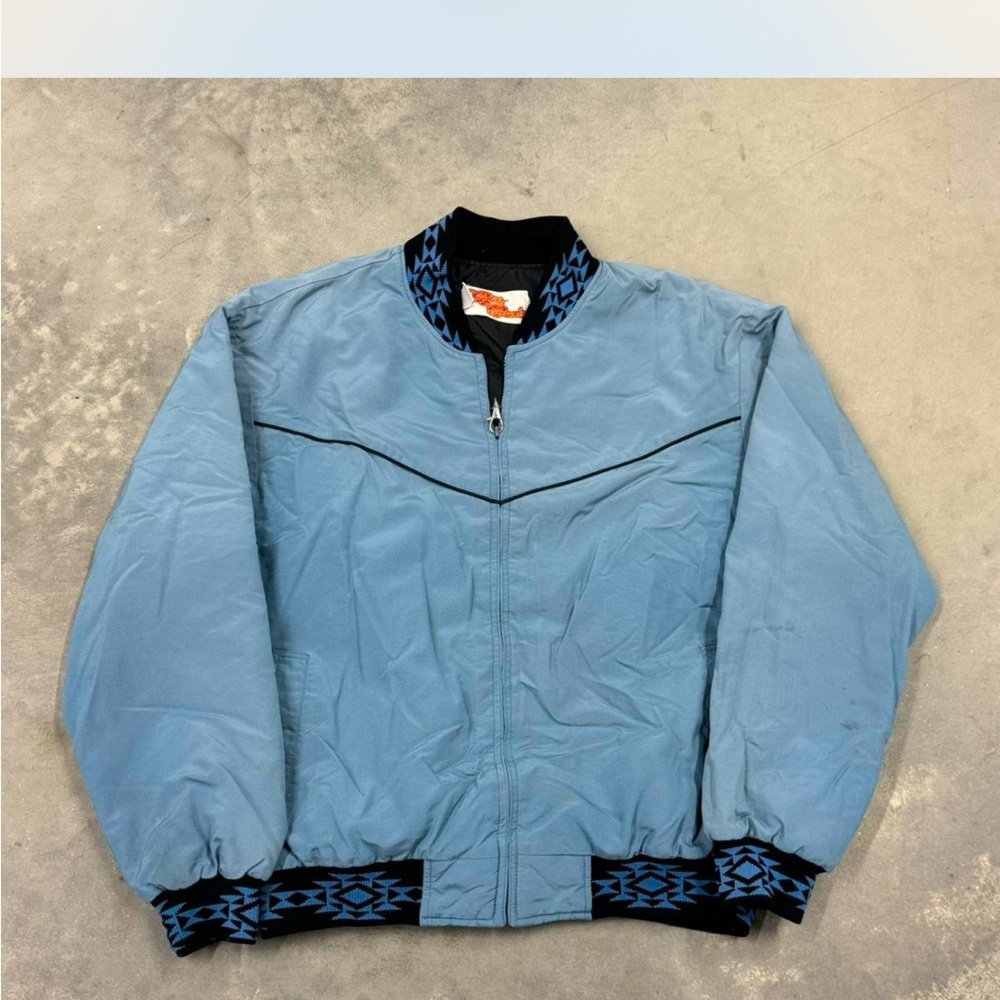 Comfy Casuals Rare blue Aztec jacket